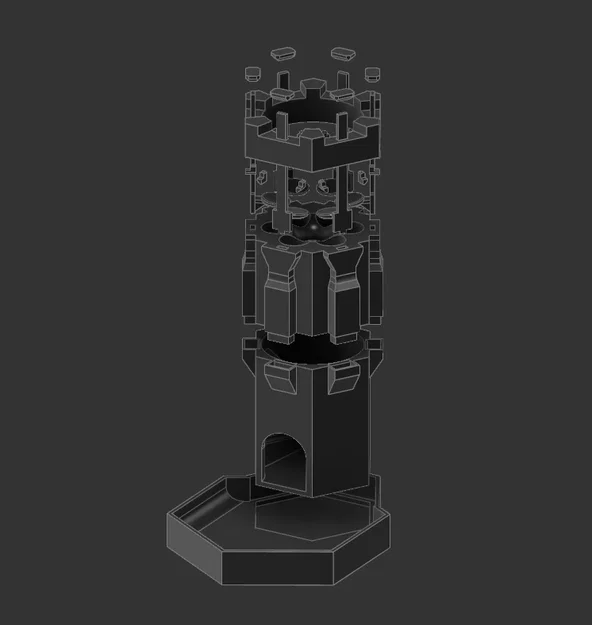 Dice Tower “Press to roll” – 3 kích cỡ - Image 5