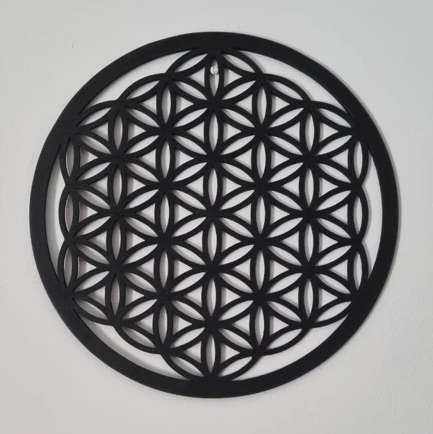 Mô hình treo tường Flower of Life - Hoa Sự Sống in 3D tinh tế - Image 1