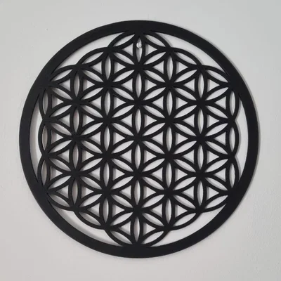 Mô hình treo tường Flower of Life - Hoa Sự Sống in 3D tinh tế