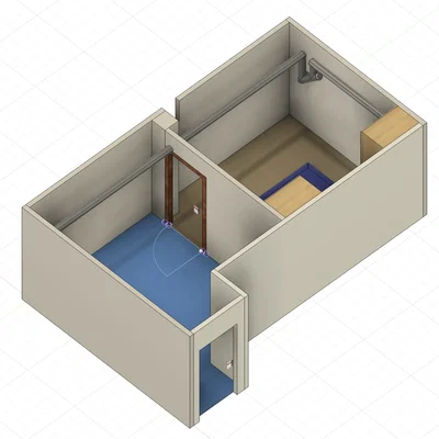 HOUSE – Nhà một phòng ấm cúng tối giản