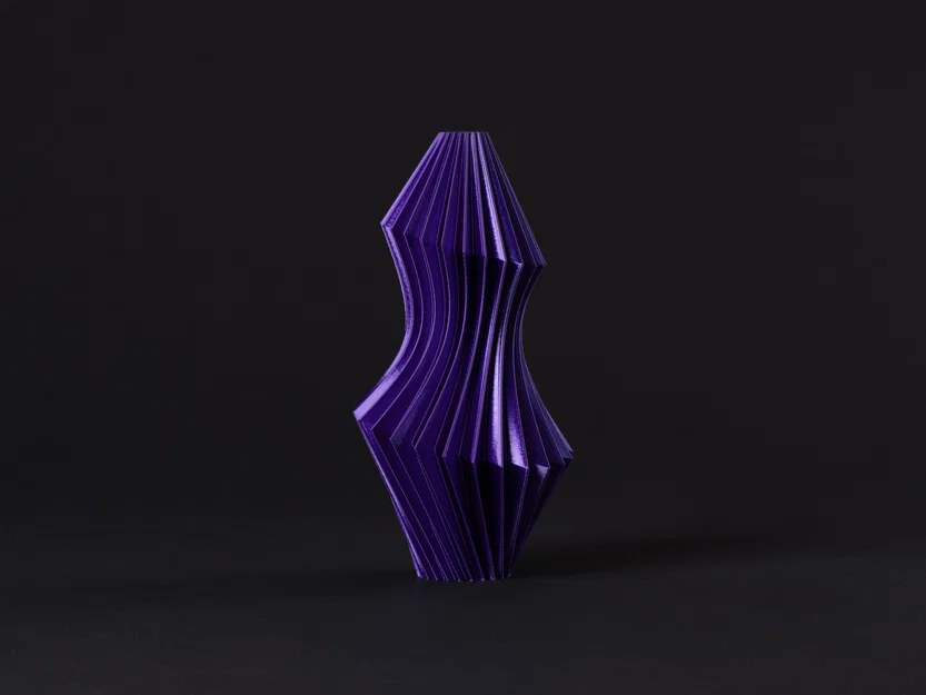 Bình hoa điêu khắc hiện đại (vase mode) - Image 1