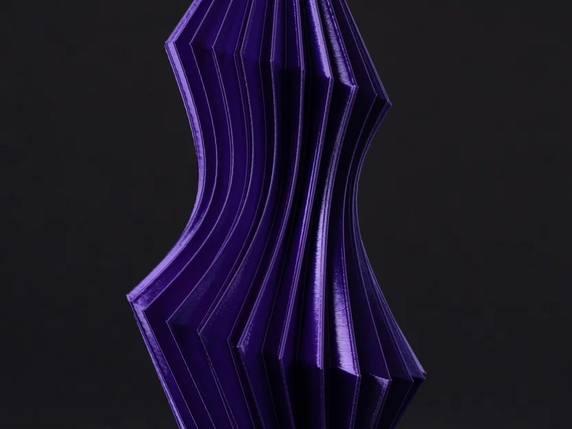 Bình hoa điêu khắc hiện đại (vase mode) - Image 3