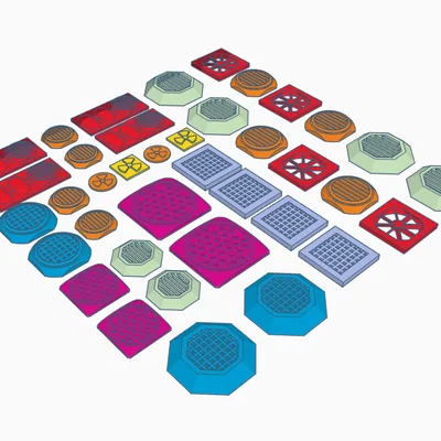 Bộ sưu tập lỗ thông hơi & lưới tản nhiệt cho mô hình 3D (Vents & Grilles)