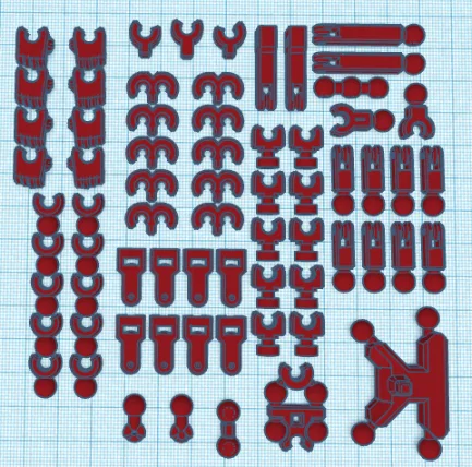 Mô hình Dummy 13 8 tay (8 armed monstrosity) độc đáo cho người mê in 3D - Image 2