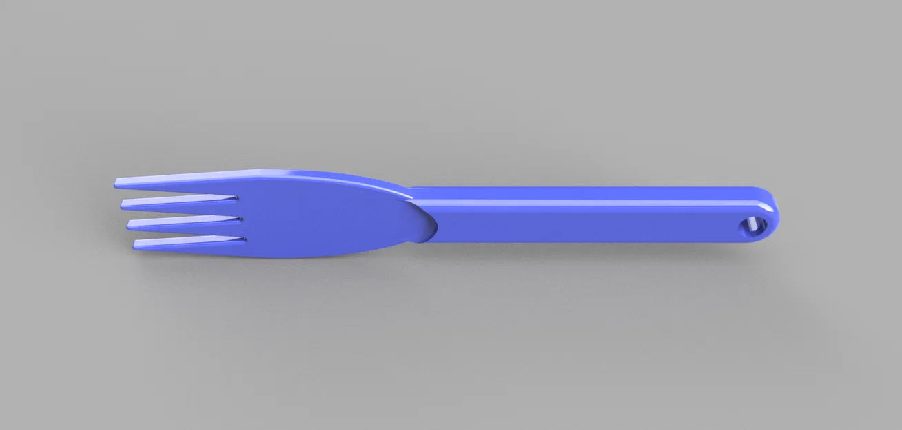 Mô hình chiếc nĩa đồ chơi 3D cho bé thỏa sức sáng tạo cùng đất nặn - Image 1