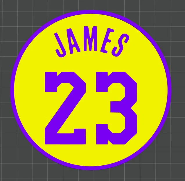 Miếng lót ly in 3D hình áo đấu Lebron James 23 cực chất - Image 1