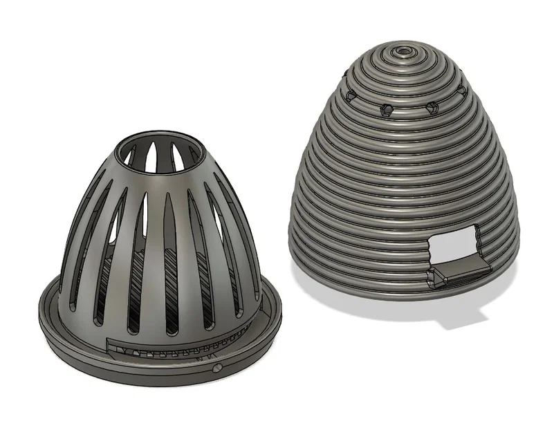 Mô hình tổ ong mini trang trí sân vườn (Small Bee Hive) in 3D - Image 2