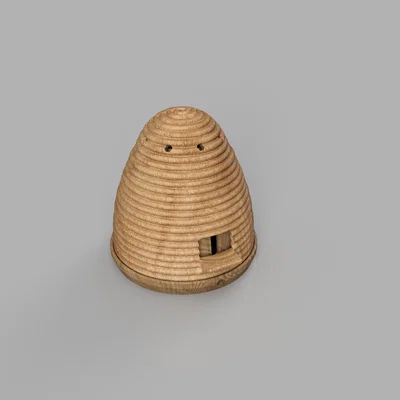 Mô hình tổ ong mini trang trí sân vườn (Small Bee Hive) in 3D