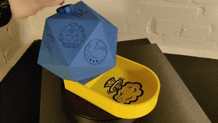 Tháp lắc xúc xắc D20 – Thiết kế Fallout - Image 1