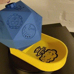 Tháp lắc xúc xắc D20 – Thiết kế Fallout