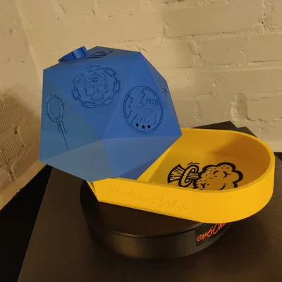 Tháp lắc xúc xắc D20 – Thiết kế Fallout