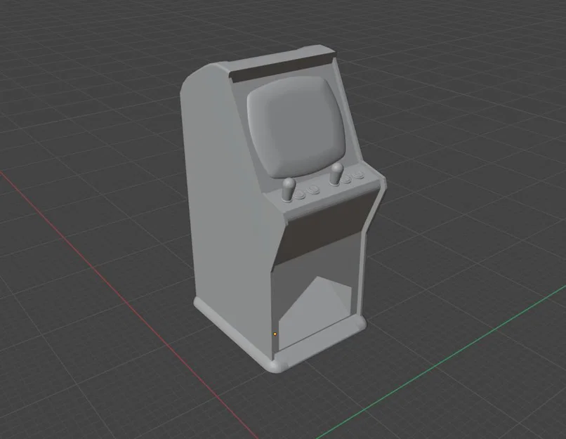 Tháp đổ xúc xắc hình máy Arcade in 3D không cần support - Image 2