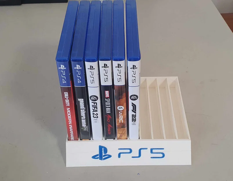 Kệ Đựng Đĩa Game PS5 Gọn Gàng - Thiết Kế In 3D Độc Đáo - Image 1