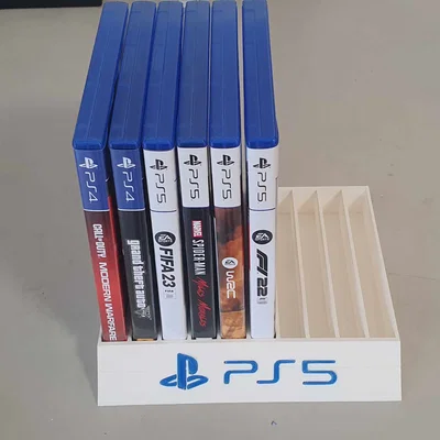 Kệ Đựng Đĩa Game PS5 Gọn Gàng - Thiết Kế In 3D Độc Đáo