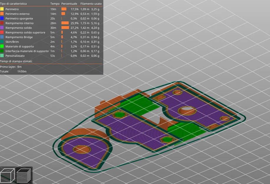 Thước đo biên dạng có khóa (Lockable Contour Gauge) 230 mm - Image 4
