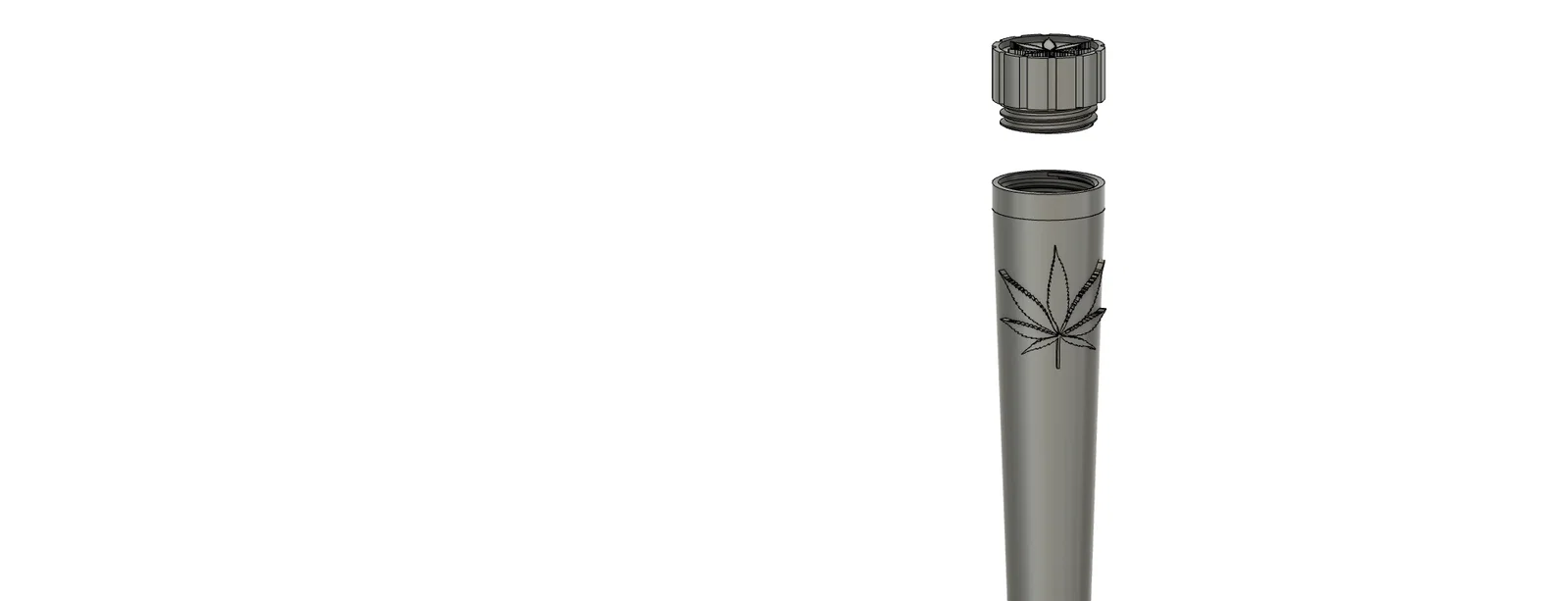 Hộp đựng thuốc lá guarda cigarros nắp vặn - Image 2