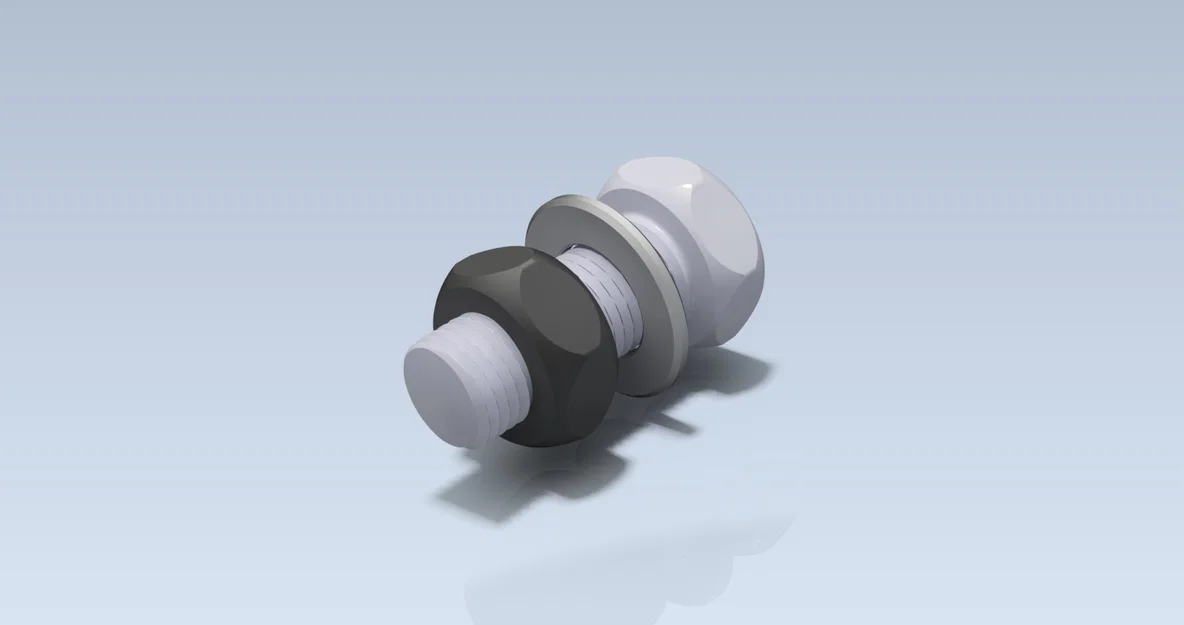 Đồ chơi fidget Vít và Đai ốc M42 x 100 - Image 2