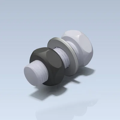 Đồ chơi fidget Vít và Đai ốc M42 x 100