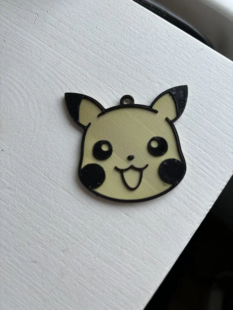 Móc khóa Pikachu Pokémon dễ thương in 3D - Image 2