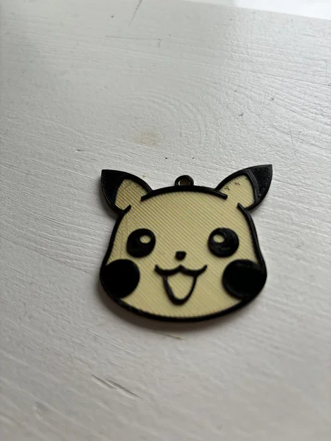 Móc khóa Pikachu Pokémon dễ thương in 3D - Image 3