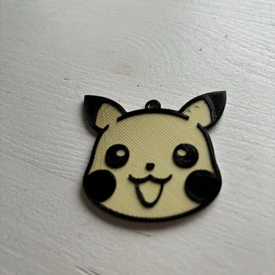 Móc khóa Pikachu Pokémon dễ thương in 3D