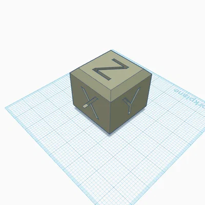Khối lập phương hiệu chuẩn máy in 3D (Calibration Cube)