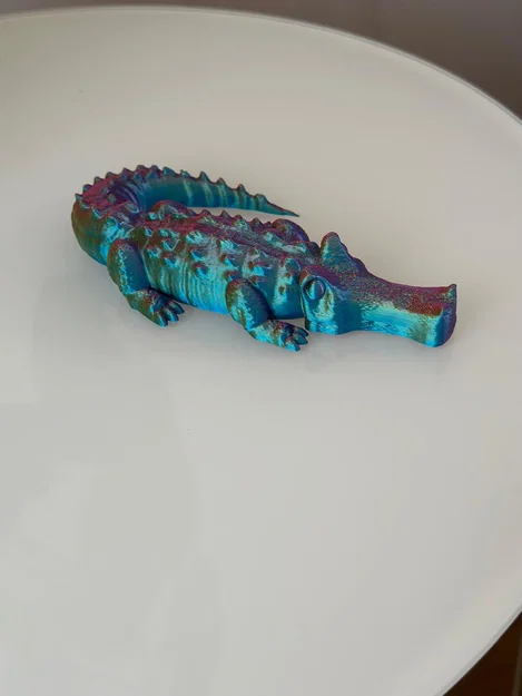 Mô hình cá sấu 3D trang trí độc đáo cho góc làm việc - Image 3