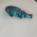 Mô hình cá sấu 3D trang trí độc đáo cho góc làm việc - Thumbnail 3