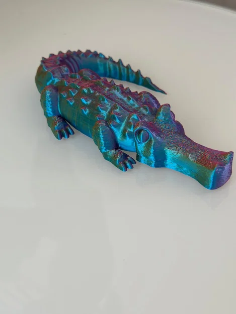 Mô hình cá sấu 3D trang trí độc đáo cho góc làm việc - Image 4