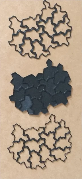 Spectre - Aperiodic Chiral Monotile (phiên bản tham số OpenSCAD) - Image 3