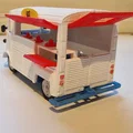 Mô hình xe cổ Citroen Type H Foodtruck 1952 in 3D chi tiết - Thumbnail 6
