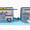 Mô hình xe cổ Citroen Type H Foodtruck 1952 in 3D chi tiết - Thumbnail 7