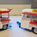 Mô hình xe cổ Citroen Type H Foodtruck 1952 in 3D chi tiết - Thumbnail 11