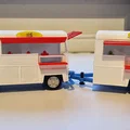 Mô hình xe cổ Citroen Type H Foodtruck 1952 in 3D chi tiết - Thumbnail 13
