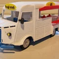 Mô hình xe cổ Citroen Type H Foodtruck 1952 in 3D chi tiết - Thumbnail 15