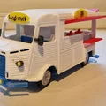 Mô hình xe cổ Citroen Type H Foodtruck 1952 in 3D chi tiết - Thumbnail 17