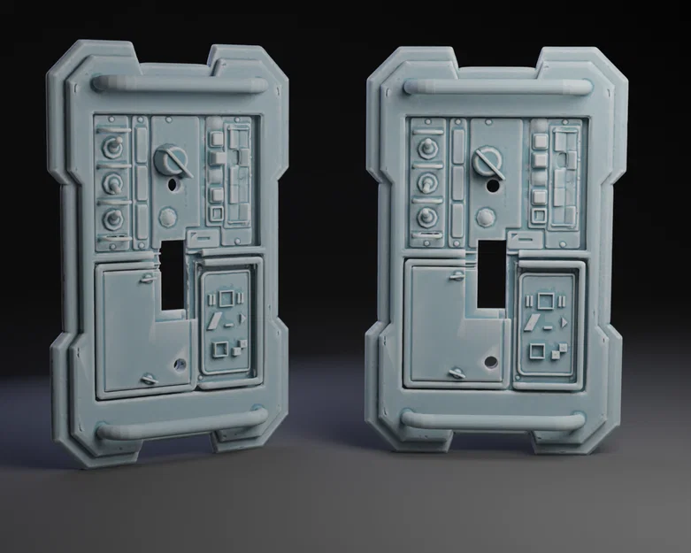 Ốp công tắc Star Wars Data Console - Trang trí nhà phong cách Sci-Fi - Image 1