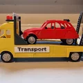 Mô hình xe tải Citroen Type H Transporter 1952 kèm xe 2CV in 3D - Thumbnail 6