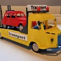 Mô hình xe tải Citroen Type H Transporter 1952 kèm xe 2CV in 3D - Thumbnail 13