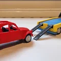 Mô hình xe tải Citroen Type H Transporter 1952 kèm xe 2CV in 3D - Thumbnail 15