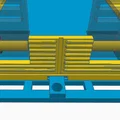 Mô hình xe tải Citroen Type H Transporter 1952 kèm xe 2CV in 3D - Thumbnail 20