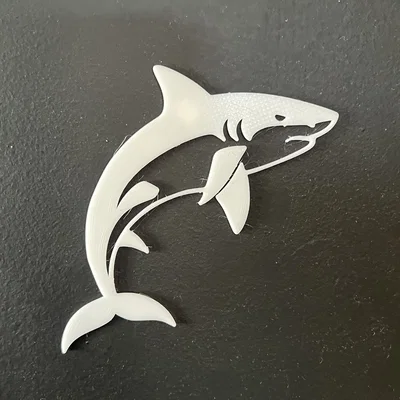 Mô hình trang trí tường cá mập Shark Wall Art #1 in 3D