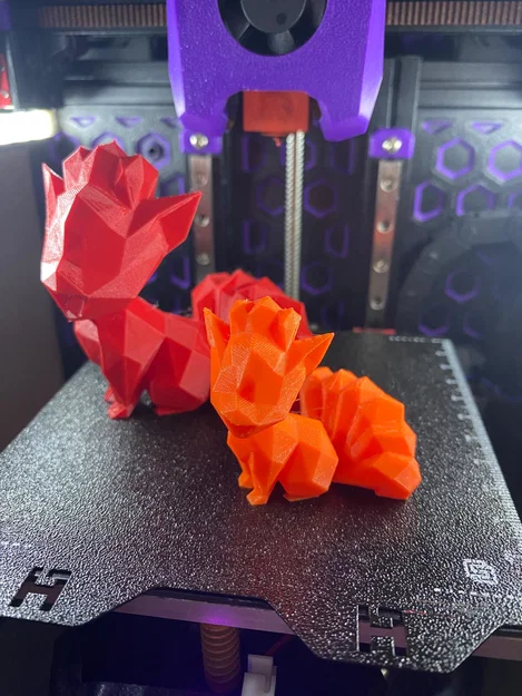 Mô hình Vulpix phong cách Low Poly độc đáo cho máy in 3D - Image 1