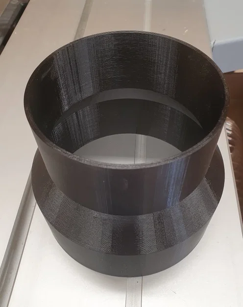 Đầu chuyển ống hút bụi dạng tham số (Parametric) [FreeCAD] - Image 3
