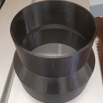 Đầu chuyển ống hút bụi dạng tham số (Parametric) [FreeCAD]