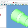 Đầu chuyển ống hút bụi dạng tham số (Parametric) [FreeCAD] - Thumbnail 5