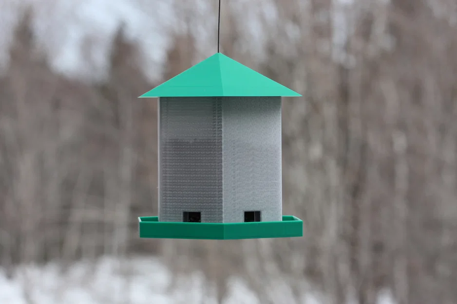 Máng ăn chim cỡ lớn (Large Bird Feeder / Grande Mangeoire) - Image 1
