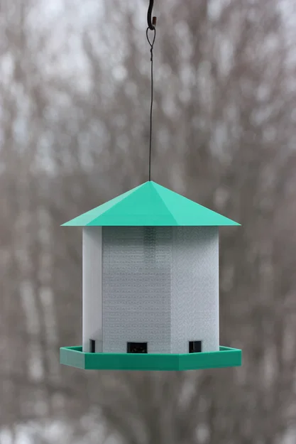 Máng ăn chim cỡ lớn (Large Bird Feeder / Grande Mangeoire) - Image 2
