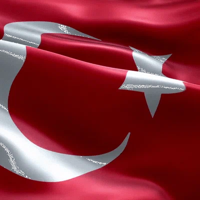Đồ treo xe hơi Cờ Thổ Nhĩ Kỳ Ayyıldız (Trăng sao) - Turkish Flag ornament