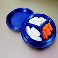 Hộp đựng thuốc cầm tay 3 ngăn nhỏ gọn in 3D tiện lợi - Thumbnail 1